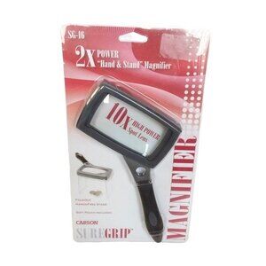 Carson Hand Magnifier 10x With Stand